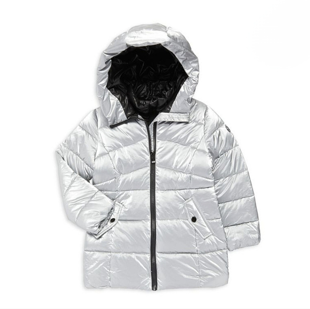 Michael Kors Metallic Puffer Coat